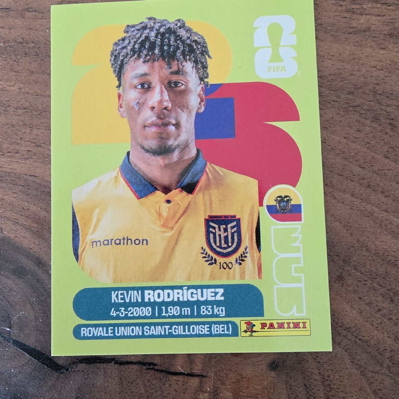 Panini Sammelbilder & Trading cards: Panini ECU19  Kevin Rodriguez – Neu und originalverpackt aus Buchs AG von LogoParts