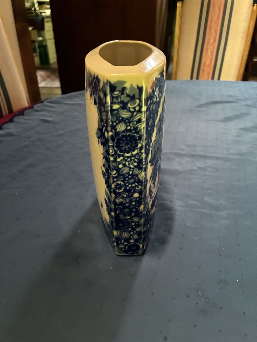 Rosenthal Vasen & Gefässe: Rosenthal Studio Line Vase blau/weiss – Gebraucht aus Dornach von Rosengarten 1