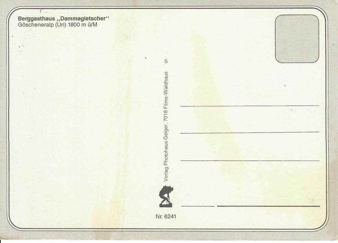 Cartoline postali: Göscheneralp mit Postauto – Usato da Hochdorf venduto da Ziegel-16 1