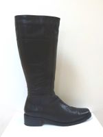 Leder Stiefel - schwarz - Grösse 37