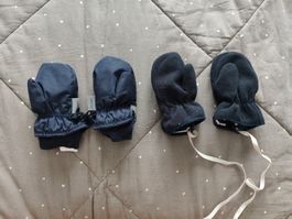 2x Baby Fäustlinge Gr. 2 (1-2 J.) Sterntaler, Polarn O. Py..
