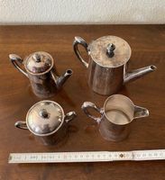Kaffee / Teeservice 5 teilig versilbert