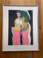 Richard Lindner Pop Art 100x70cm signiert und gerahmt