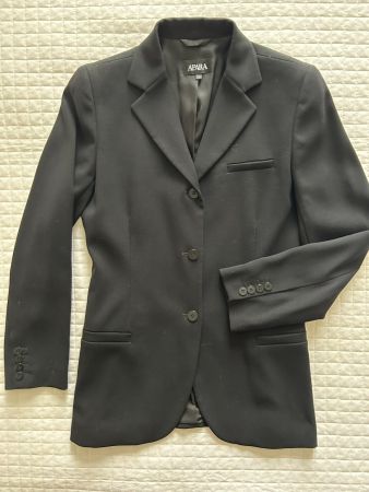Elégante Blazer 100% laine NEUF noire APARA, taille 38,