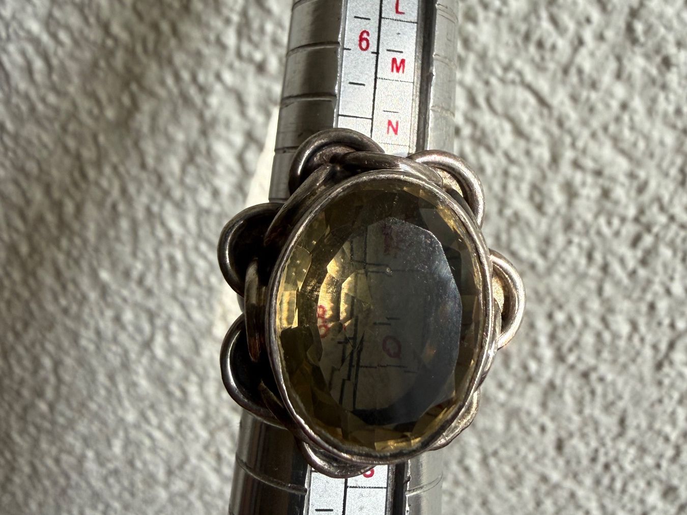 Anelli: Massiver Silber Ring mit Citrin 925 – Usato da Spiegel b. Bern venduto da Rogger72 8