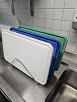 Schneidebrett Set 3-teilig mit Halterung gebraucht