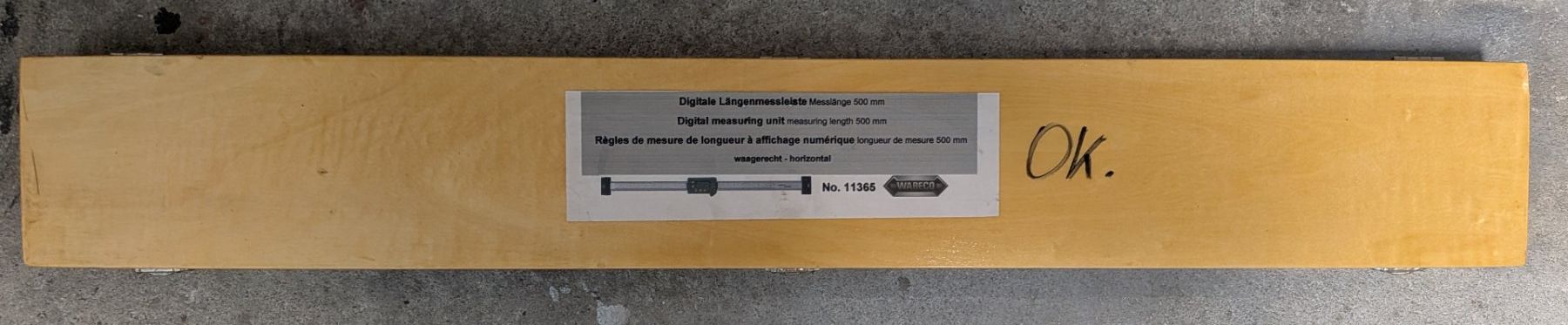 Misurare: WABECO Anbaumessschieber digital 500 mm horizontal – Usato da Luzern venduto da schubige 1