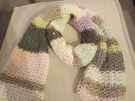 Strickschal cashmere Unikat handgemacht neu