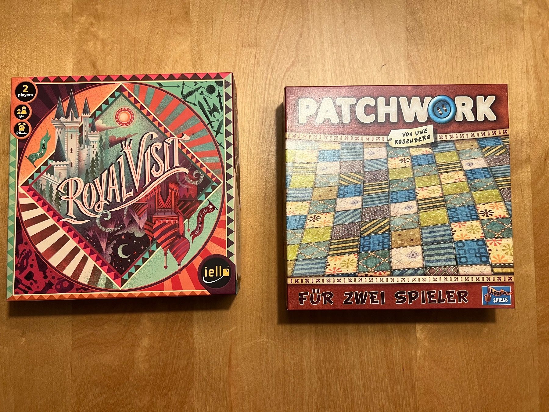 Giochi: Two 2 player games: Patchwork and Royal Visit – Usato da Bern venduto da feder17 1
