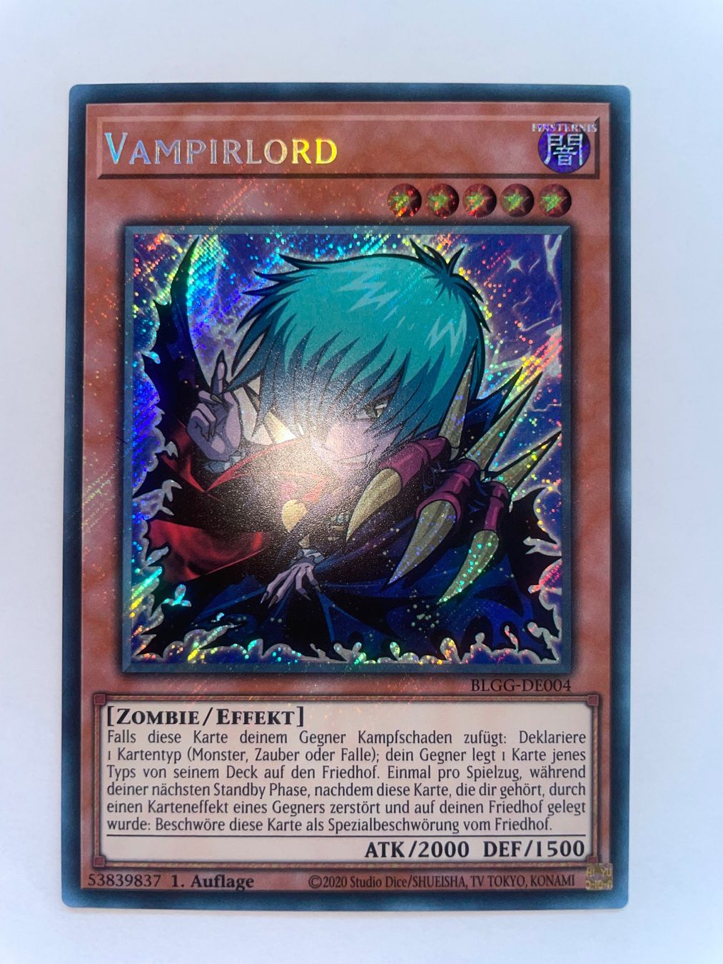 Yugioh Carte collezionabili: YuGiOh Vampir Lord | SCR – Usato da Altstätten SG venduto da ChangeMaker