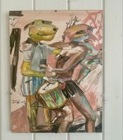 Aquarell„Wum & Alien“ Markus Hegetschweiler