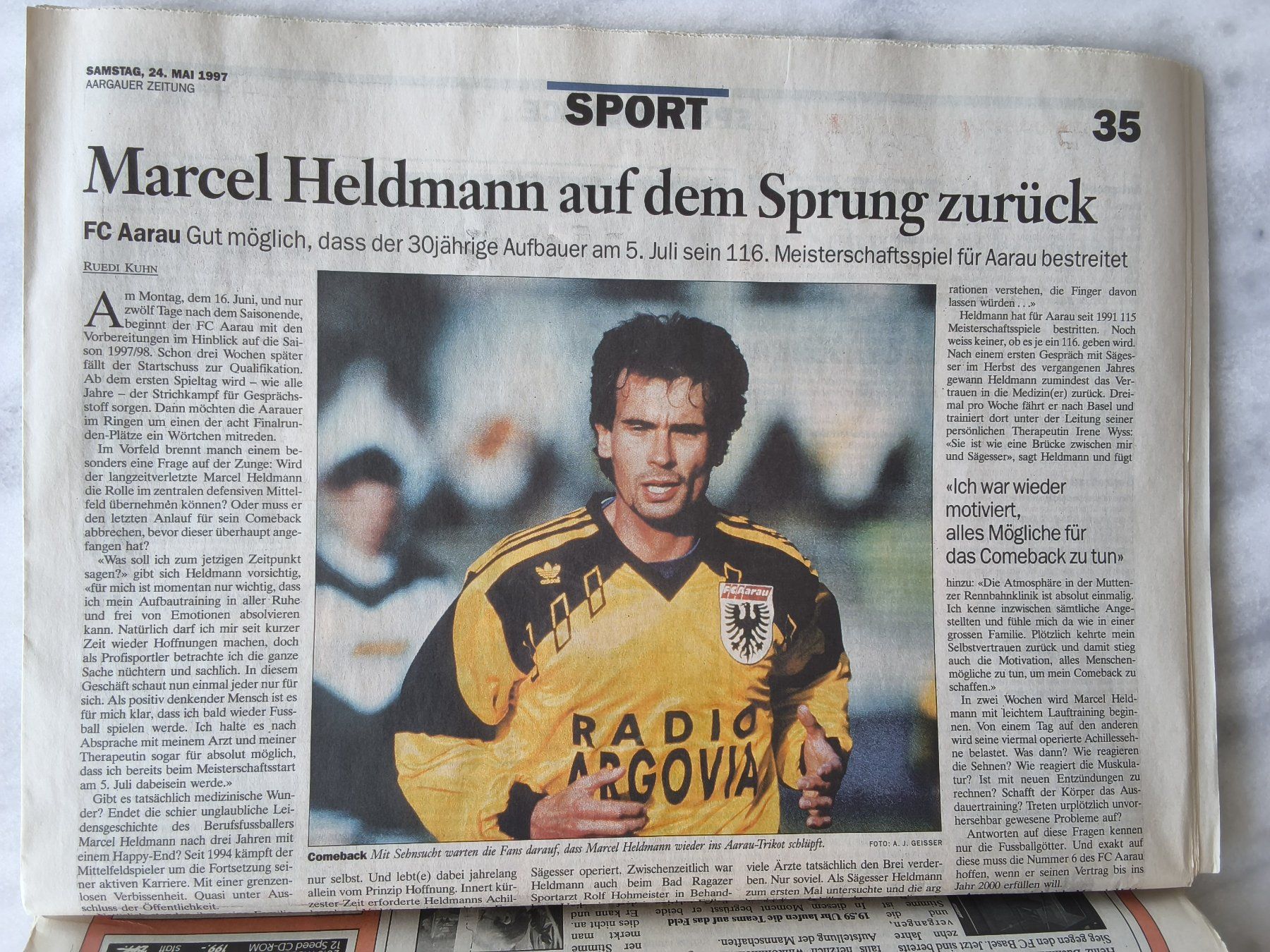 Revues & Magazines: Aargauer Tagblatt Samstag 24. Mai 1997 – D'occasion à Hallau par histoiremerveilleuse 3