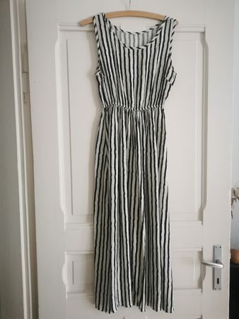 luftiges sommerliches Maxikleid, gestreift, ca.Grösse M