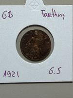 GB - Farthing - 1921 - Georges 5