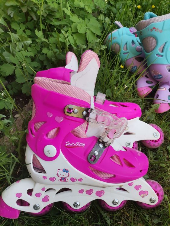 Silber Damen Mädchen Hello Kitty Katze Offenes Ende Manschette Armreif
