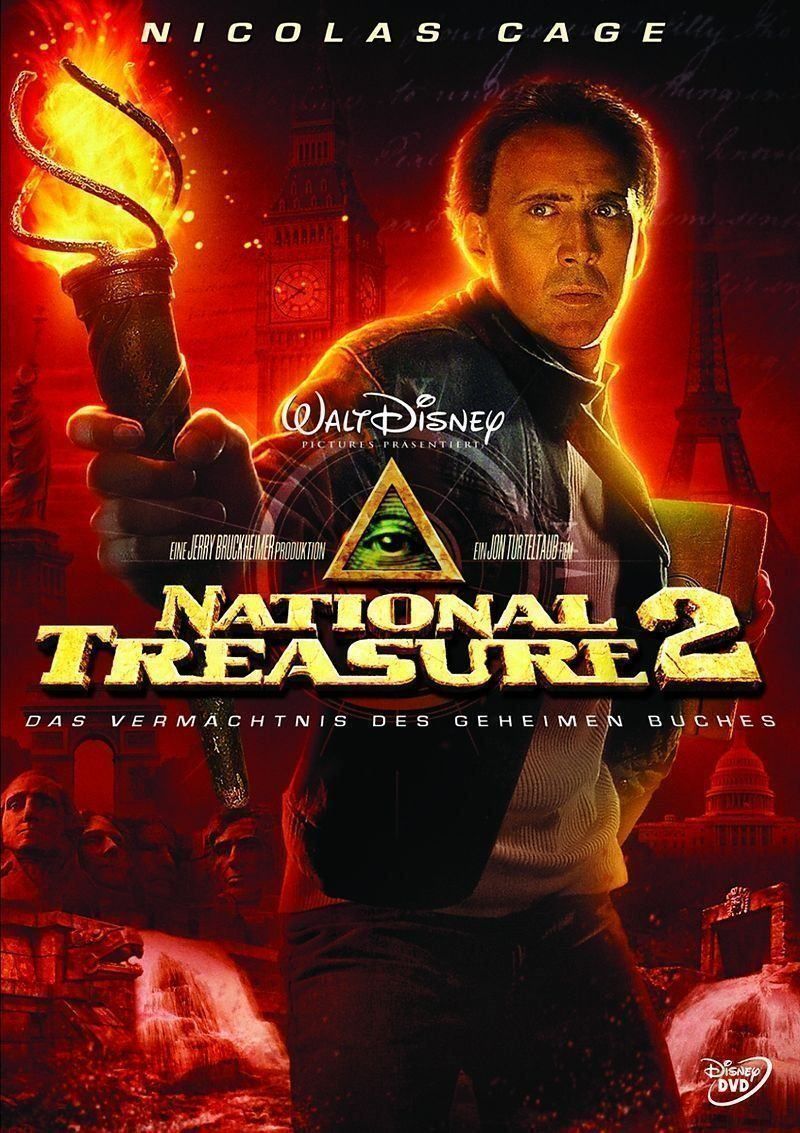 Tutti i DVDs: National Treasure 2 - Das Vermächtnis De – Usato da THERWIL venduto da Fcbbasel