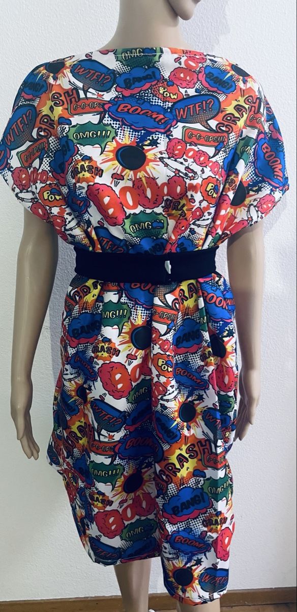 Vestiti: Comic-Kleid mit Gürtel - Sommerlicher Hingucker! Gr.M – Nuovo e nell'imballaggio originale da Au ZH venduto da Jaggy4 2
