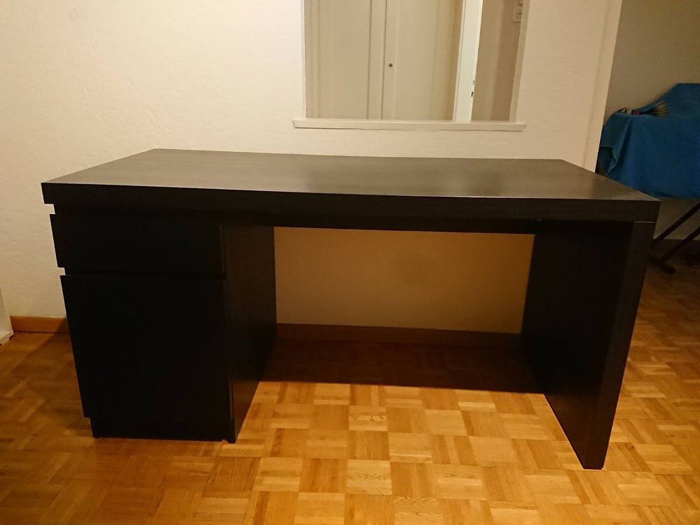 MALM desk dark brown (IKEA) Kaufen auf Ricardo