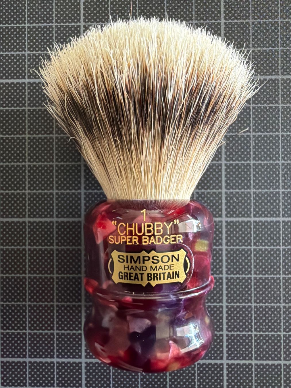 Rasoirs & Lames de rasage: Simpson Chubby 1 Super Badger, manche "Nebular" – D'occasion à Les Avanchets par ovnifou 1
