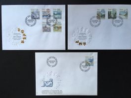 1982-86 Tierkreiszeichen auf 6 FDC
