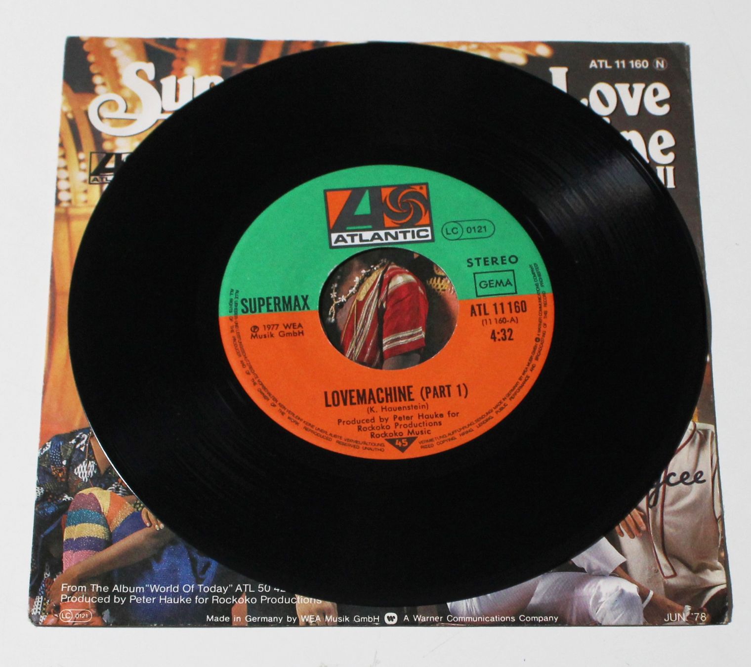 Dischi in vinile: 7" SUPERMAX - LOVE MACHINE Pt. I & II 1978 – Usato da Brüttisellen venduto da Collector-Corner 1