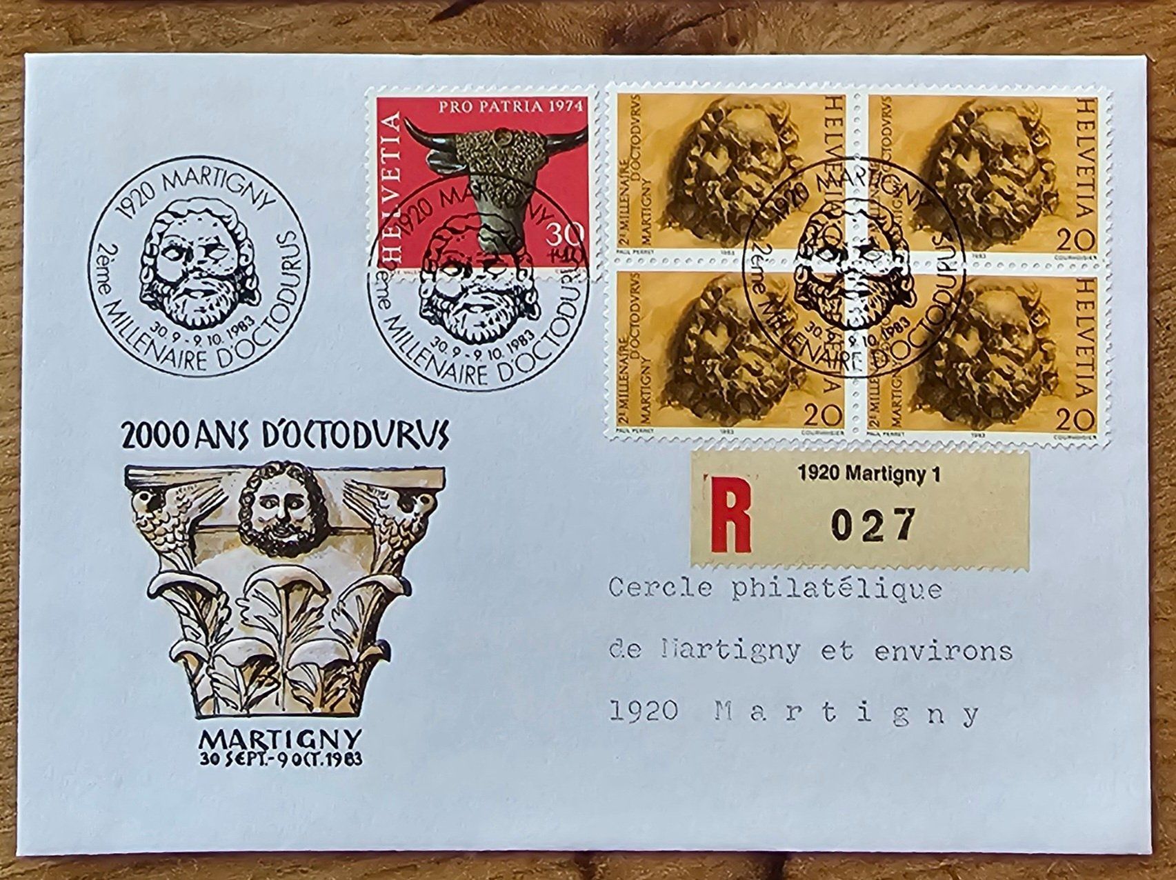 Alle Briefmarken: Lettre avec obl. spéciale MARTIGNY 1983 – Neu (gemäss Beschreibung) aus Les Valettes von Nuba1