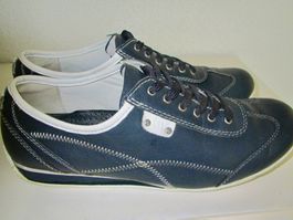 SNEAKER MEDICUS CUIR BLEU