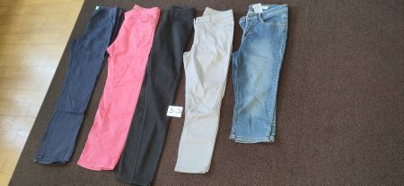 Hosen-Set 5-teilig Damen verschiedene Farben Grösse 36