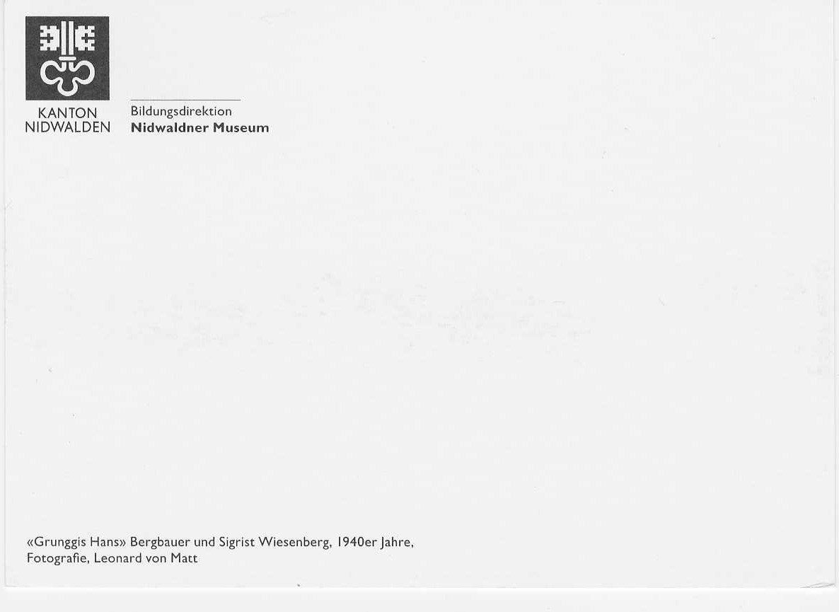 Cartoline postali: Ansichtskarte «Grunggis Hans» – Usato da Luzern venduto da gil_9jtr 1