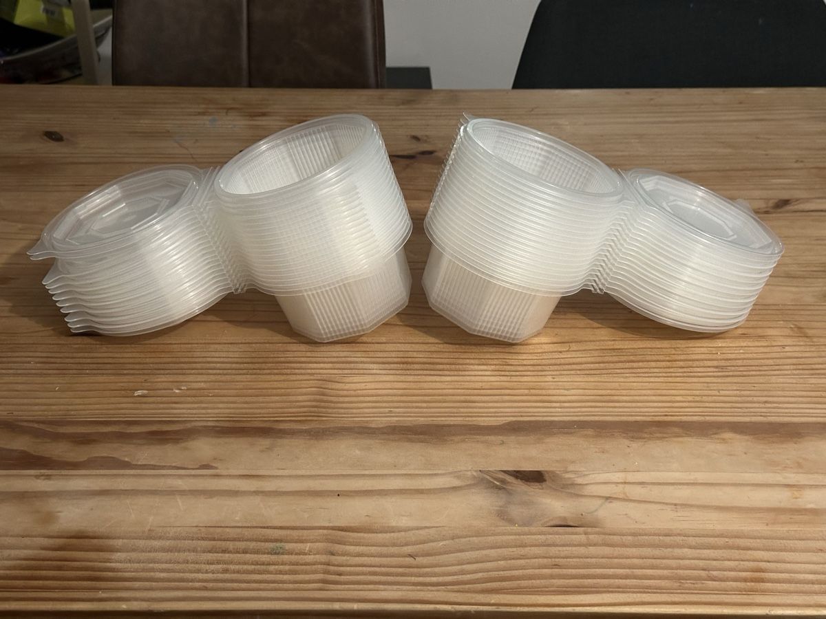 Behälter & Ähnliches: Portionenbecher mit Deckel, transparent – Neu (gemäss Beschreibung) aus Fahrwangen von lya_n6l6
