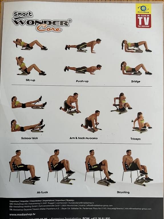 Hometrainer: Allround-Trainer von Wonder Core – Usato da Ebikon venduto da 19Sultan49 3