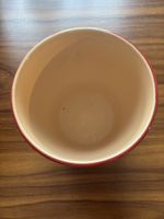 Blumentopf Scheurich Keramik orange/rot H 16cm guter Zustand