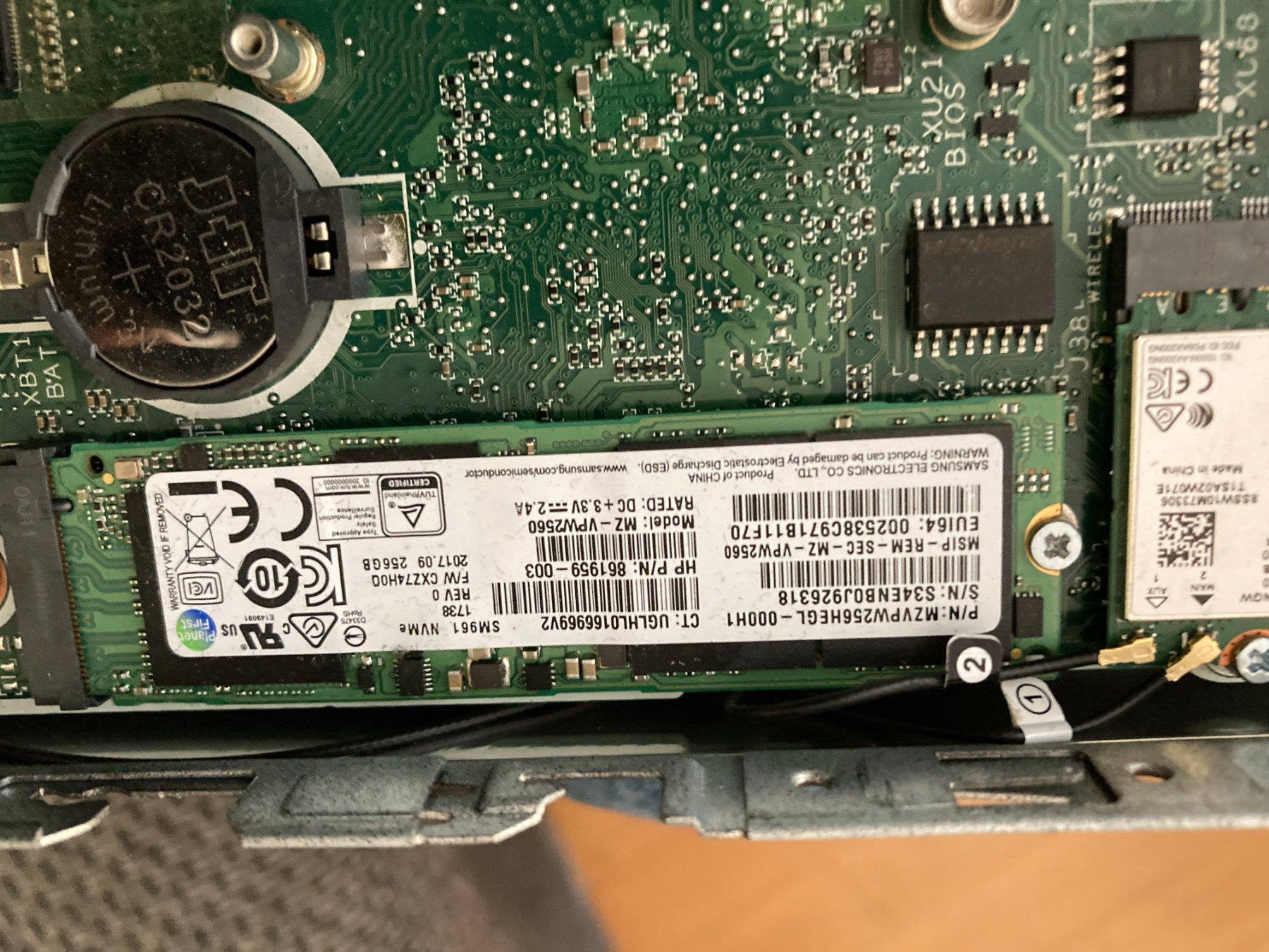 Samsung Harddisks: Samsung NVMe SSD 256GB mit Win 11 – Gebraucht aus Tagelswangen von Harubi2 1