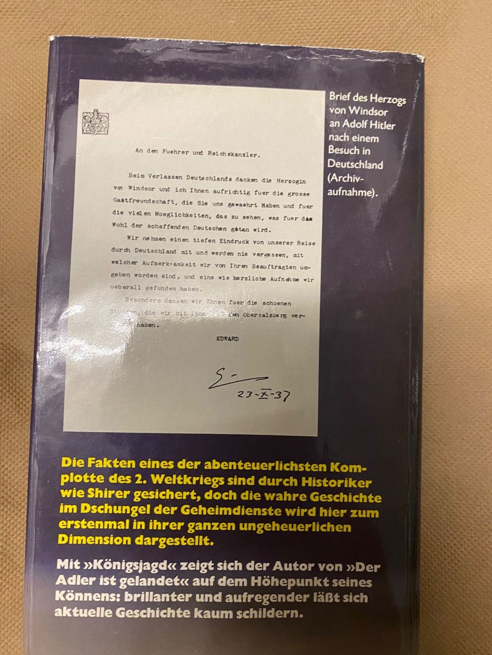 Libri: Königsjagd Jack Higgins – Usato da Lüchingen venduto da LIDB 1