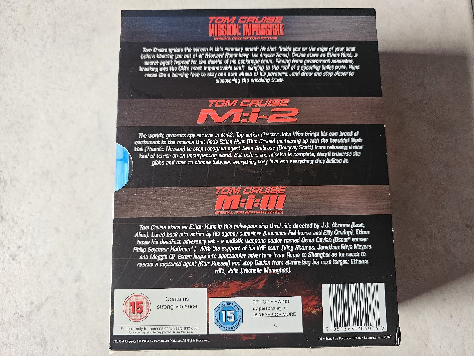 Tutti i DVDs: Mission Impossible  -  1 - 3 Ultimate Collection Bluray Box – Usato da Schneisingen venduto da backstore24 1