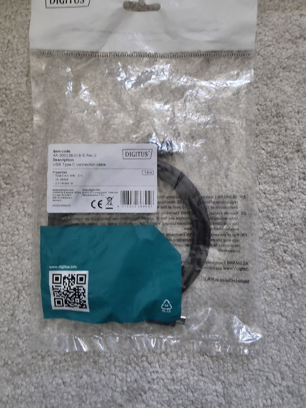 Cavi: 3 Câbles USB C 1,8 m – Nuovo e nell'imballaggio originale da Embrach venduto da niz_8sff 1