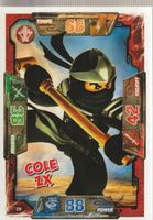 TCG NINJAGO TRADING CARD SERIE 1 # 020 COLE ZX