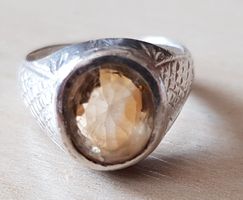 Silber Ring Topas Damen / Herren