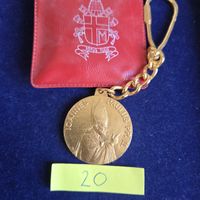 Goldener Papst Johannes Paul II Schlüsselanhänger Top..