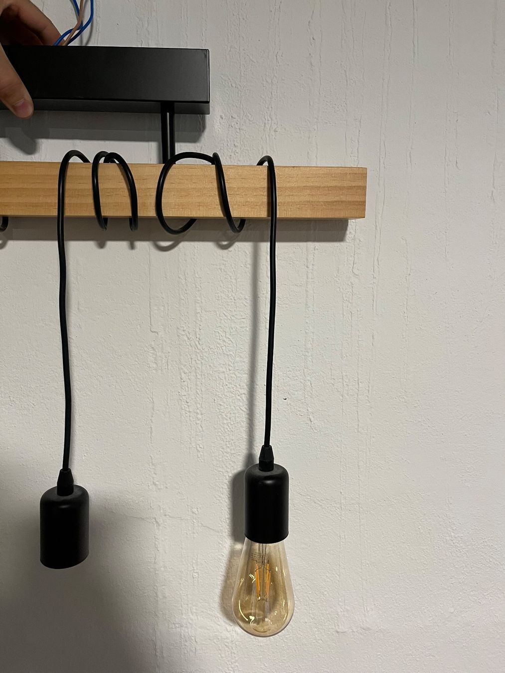 Lustres & lampes de plafonds: Pendelleuchte Holz – D'occasion à Langenthal par JeGeh 2