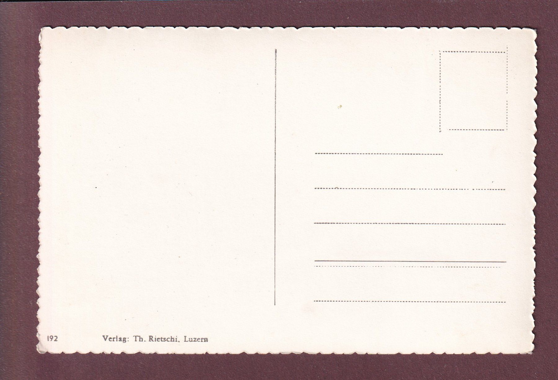 Cartoline postali: LUZERN - Rigi - Jesuitenkirche – Usato da Pully venduto da nicecards 1