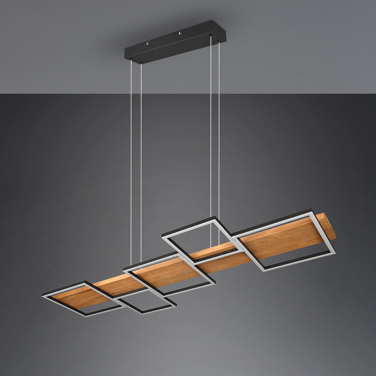 Lampadari & plafoniere: LED Pendelleuchte, Holz, Metall, Dimmer – Nuovo (secondo la descrizione) da Kreuzlingen venduto da Smart-Light 4