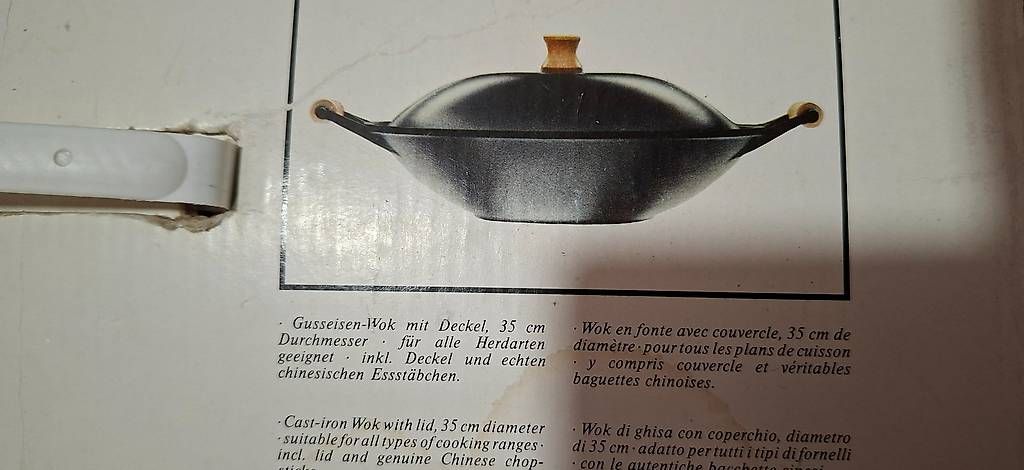 Padelle: Wok Gusseisen – Nuovo e nell'imballaggio originale da Männedorf venduto da Mis_nl7l 2