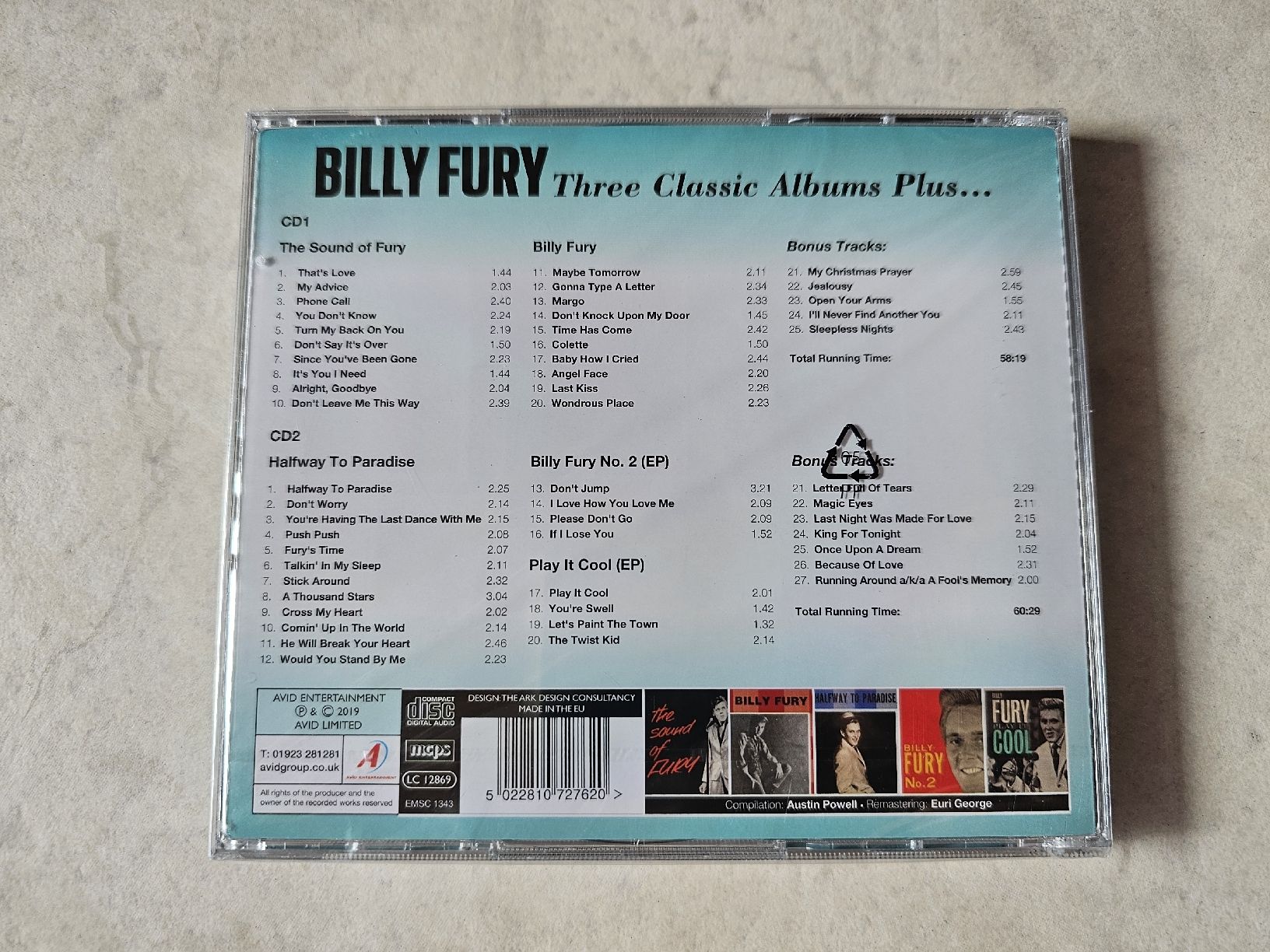 CD: Billy Fury  /  2 CD Set Fabrikneu – Nuovo e nell'imballaggio originale da Schneisingen venduto da backstore24 1