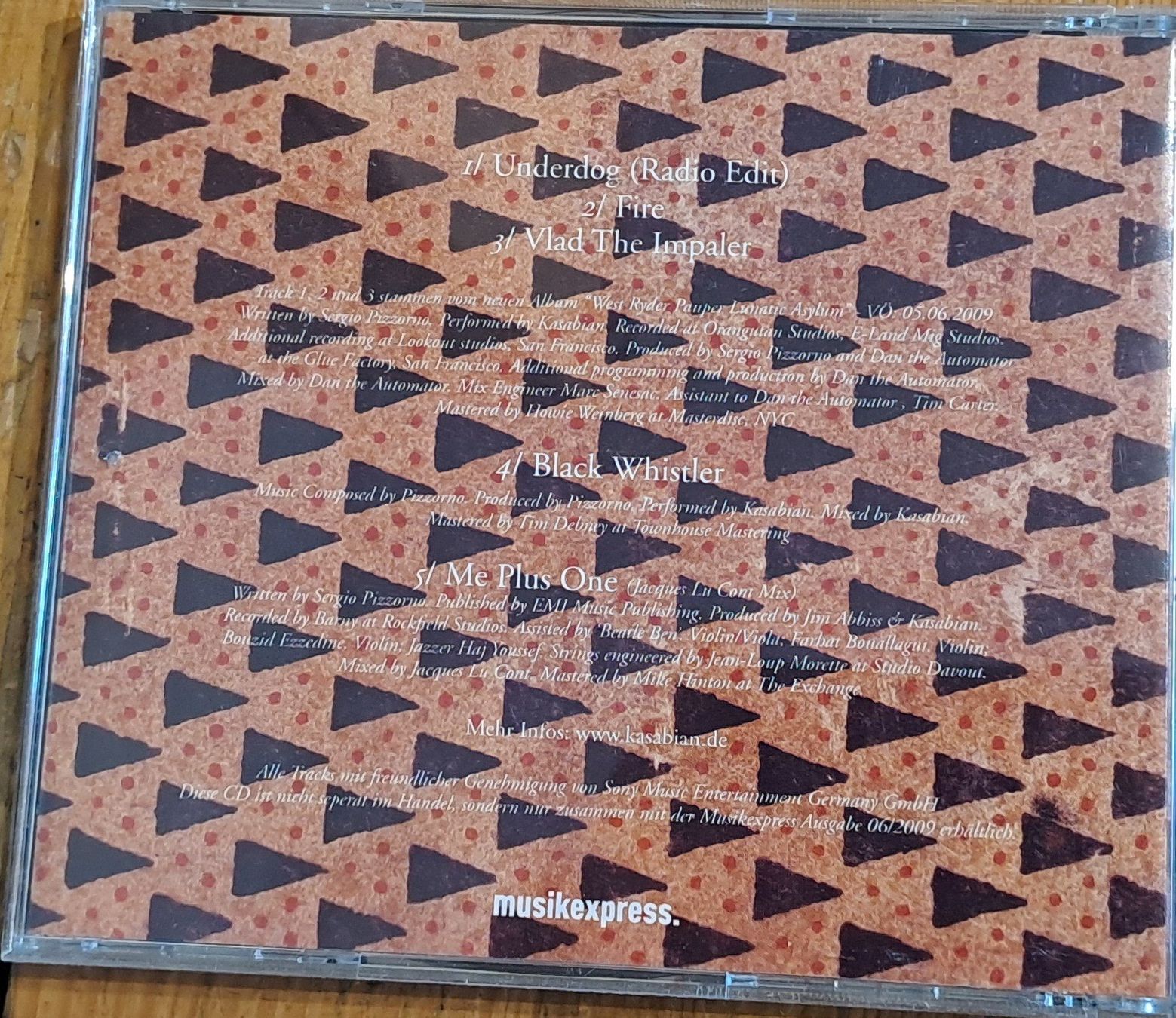 CD: KASAPIAN.CD. – Usato da Münsingen venduto da Rocking 2