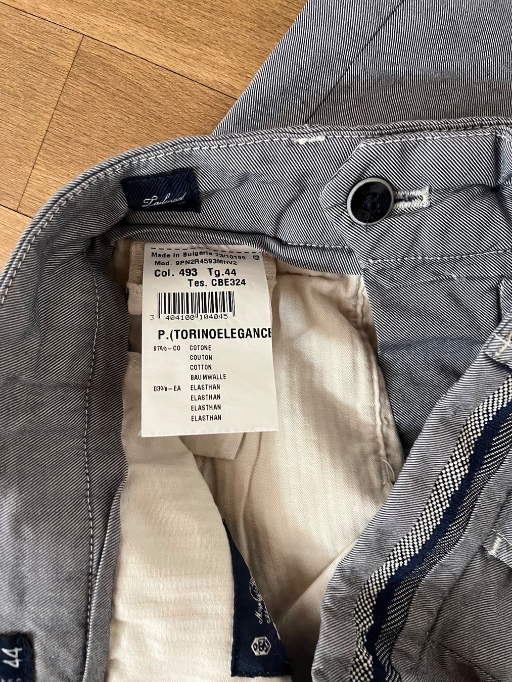 Pantaloni: Chino blau/grau von Mason's – Usato da Madetswil venduto da Babalou 3