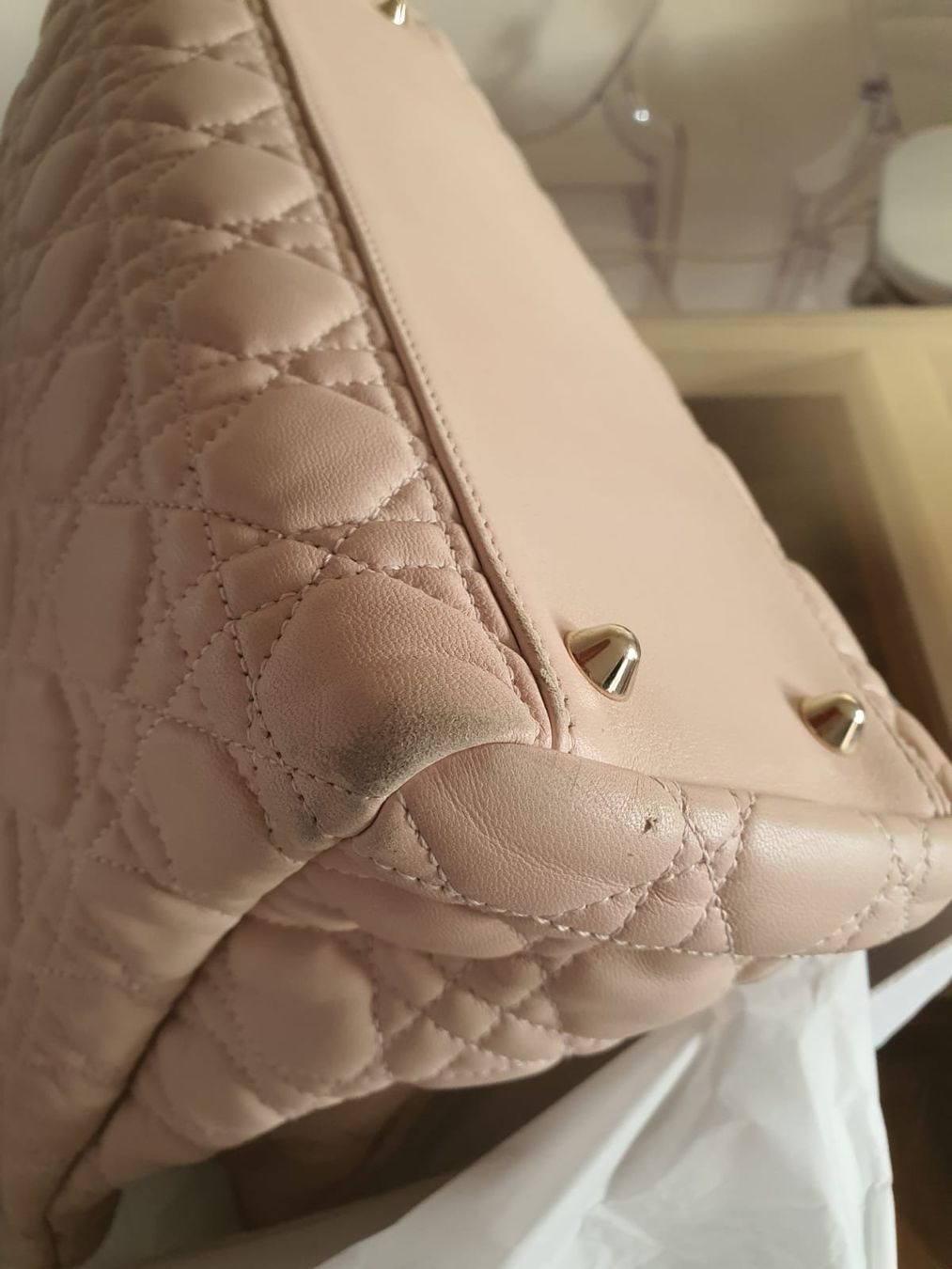 Dior Taschen für Damen: Dior Rose Leder Schultertasche – Gebraucht aus Schlieren von Fangolf 6
