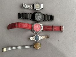 Lot 5 montres Tissot Seastar Quartz