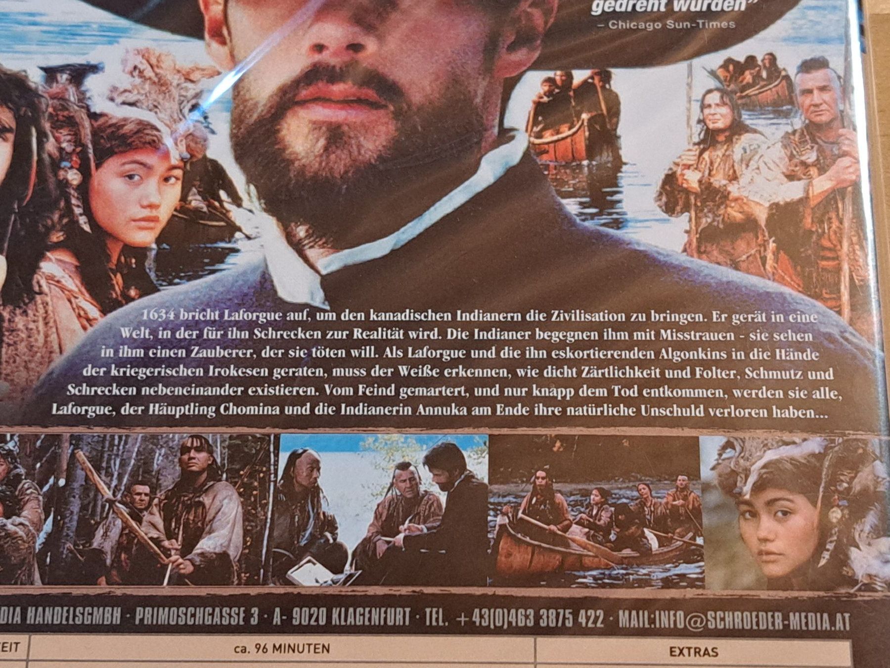 Alle DVDs: Blu-Ray BLACK ROBE, am Fluss der Irokesen – Neu und originalverpackt aus Unterseen von Kanica 2