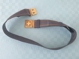 Schweizer Offiziersgurt Armeegurt Huguenin Logle